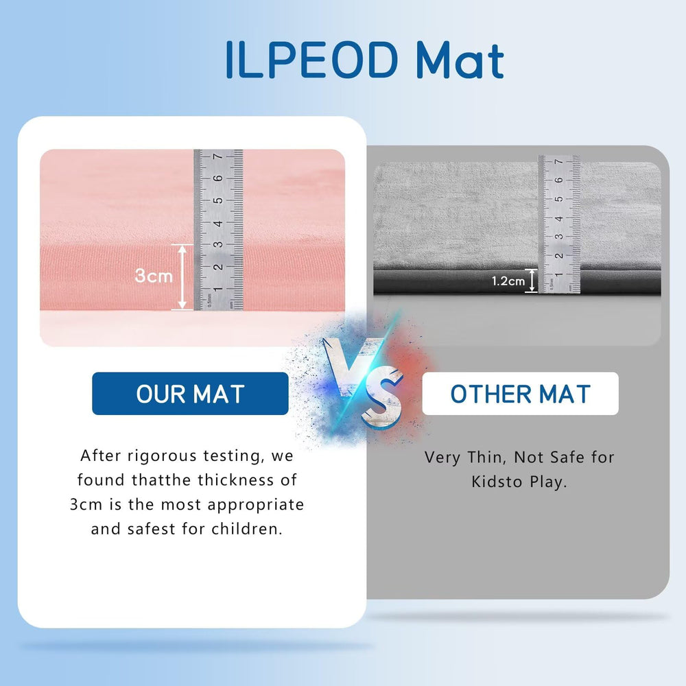 ILPEOD bright area mat complements living spaces and play areas.