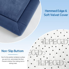 ILPEOD Baby Play Mat corner view highlights durable padding and coverage