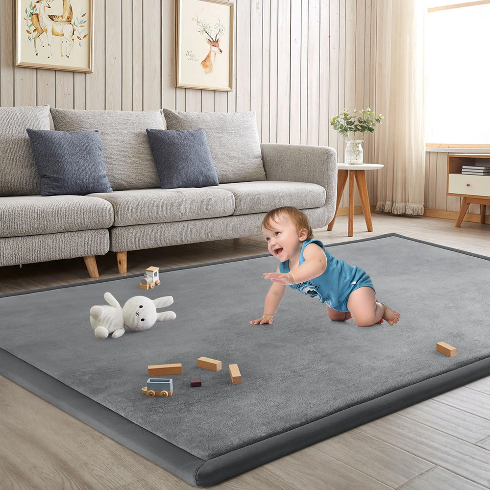 ILPEOD crawling area demonstrates ample space for baby exploration and practice