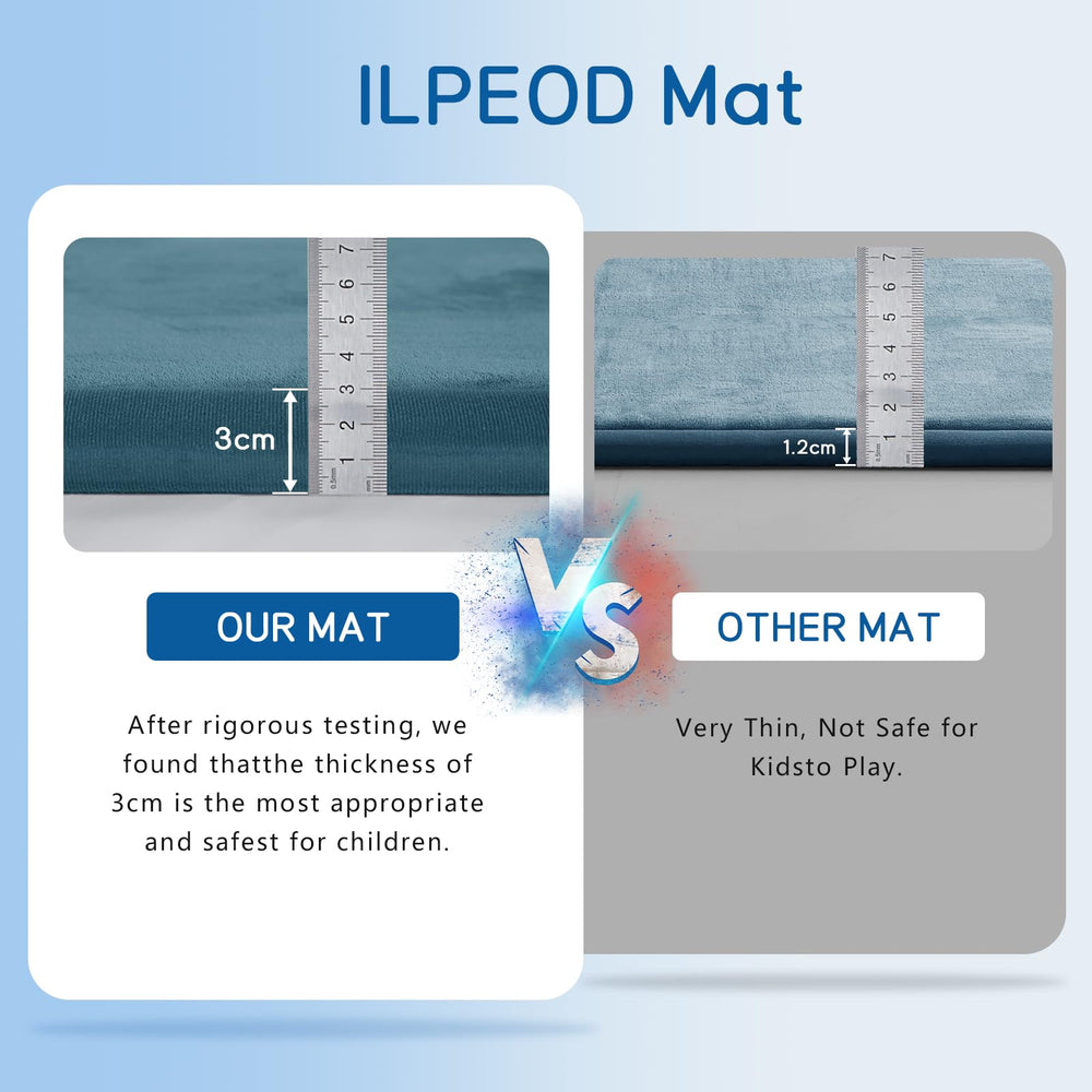 ILPEOD mat used as crawl mat and exercise area