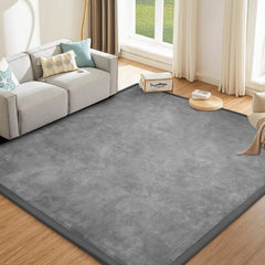 ILPEOD baby play mat grey with memory foam padding for safe, comfortable play.