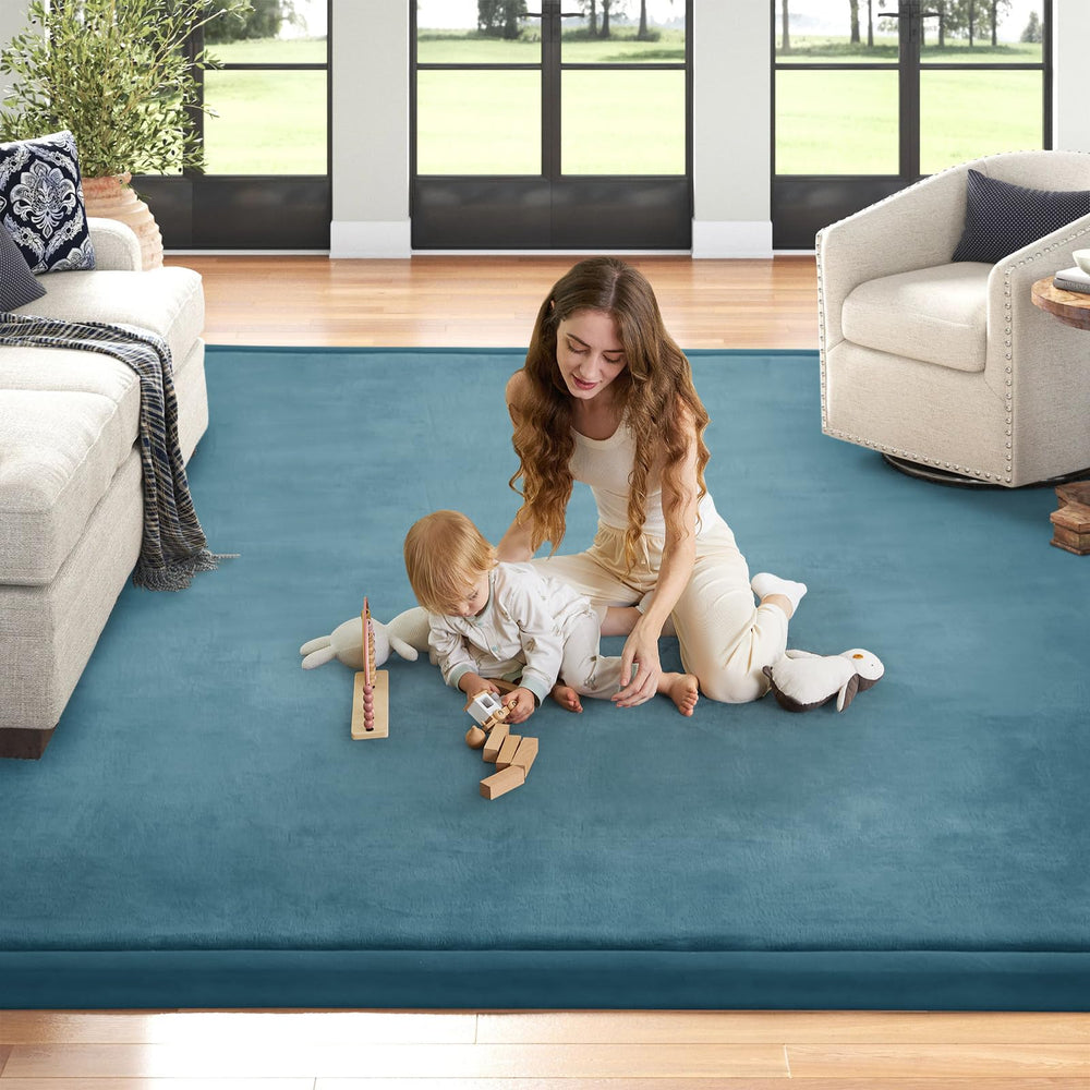 ILPEOD play mat used in living room for family time