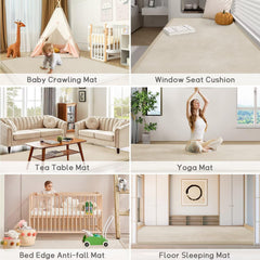 ILPEOD memory foam close-up highlighting thick cushioning