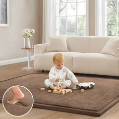 ILPEOD baby play mat memory foam cushions little knees
