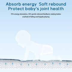 ILPEOD memory foam padding provides plush support during crawls and play