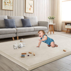 ILPEOD baby play mat memory-foam thick – soft cushioning for tummy time.