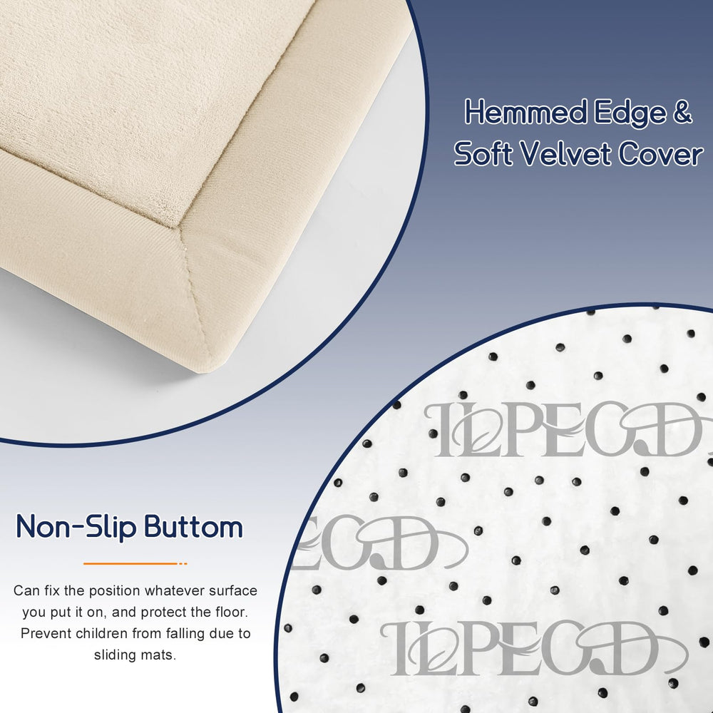 ILPEOD baby play mat yoga exercise – soft surface suitable for light workouts.
