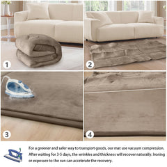 ILPEOD colorful 7-color mat adds style to living spaces.