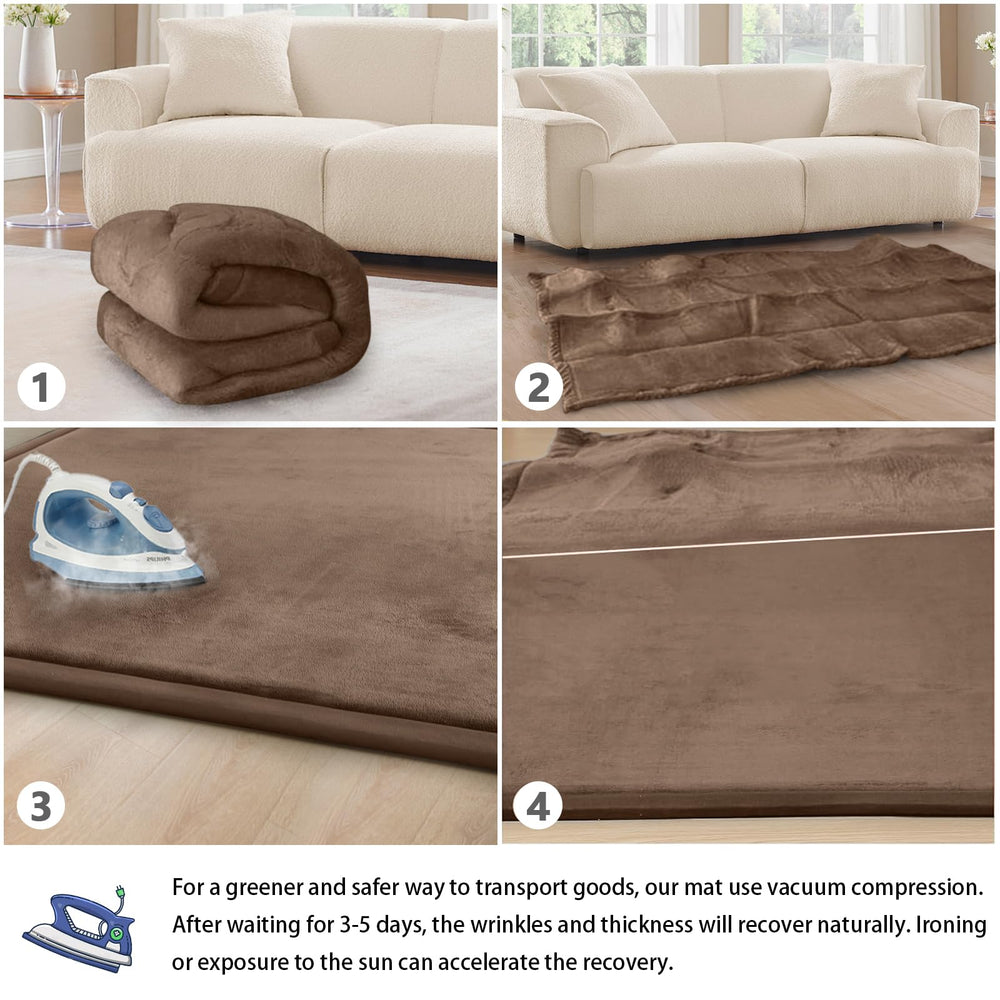ILPEOD crawling mat with 3.5 cm padding cushions falls