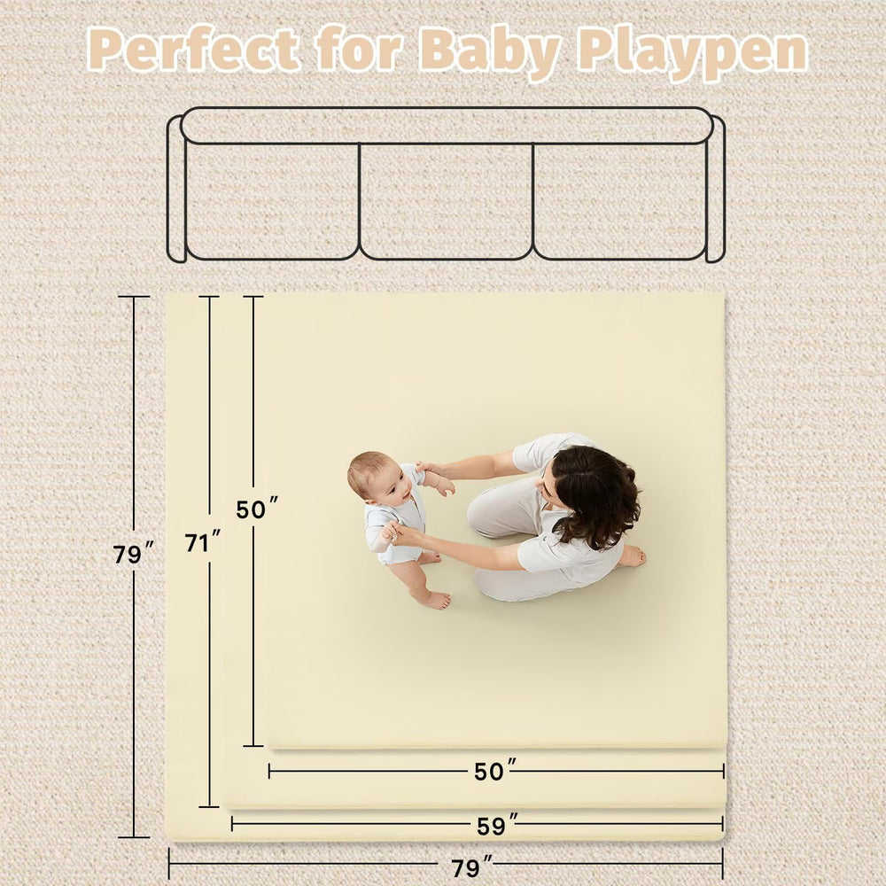 ILPEOD memory foam tummy time mat cushions early movements