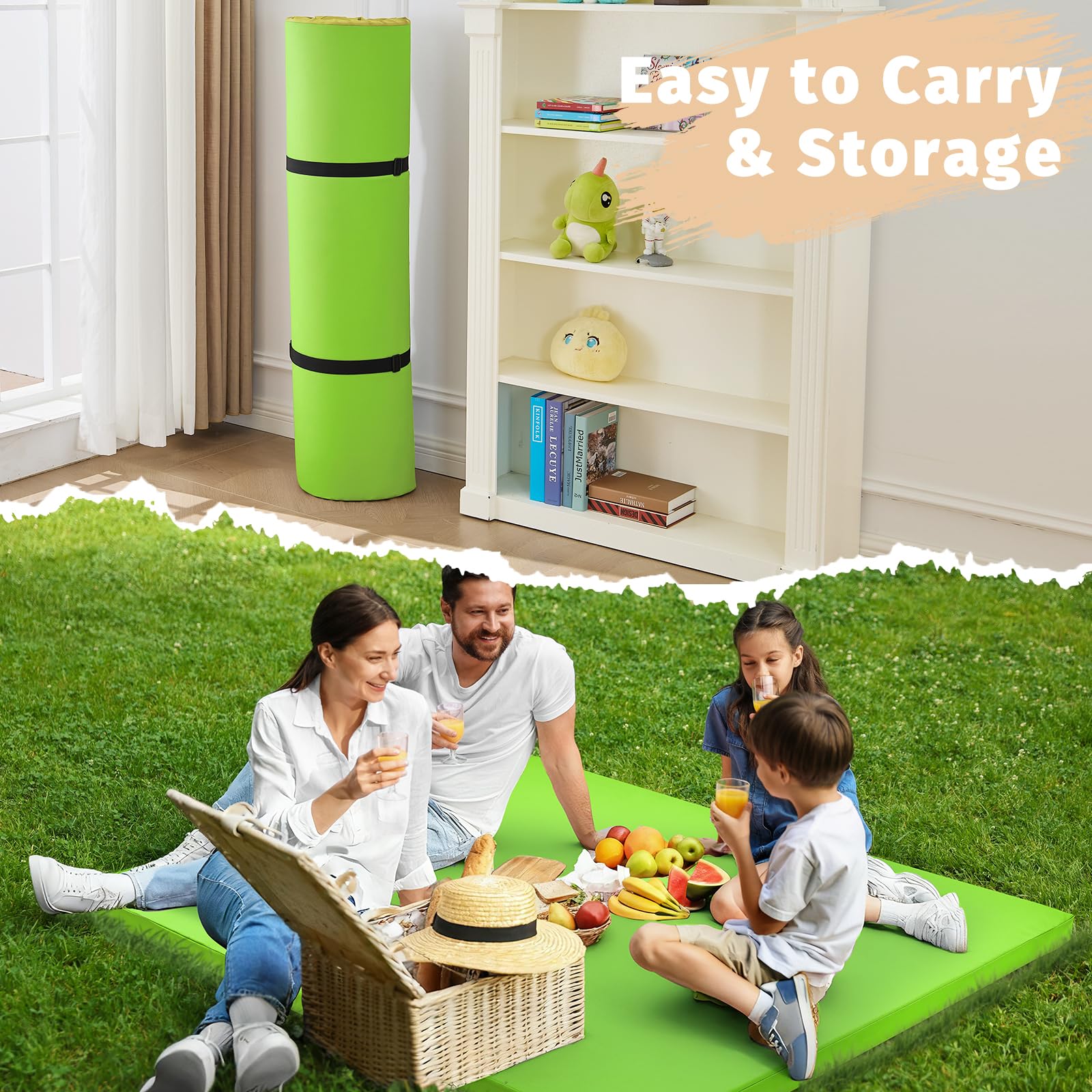 ILPEOD modern green design complements nursery décor.