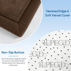 ILPEOD nursery rug velvet surface adds soft cushioning to any room.