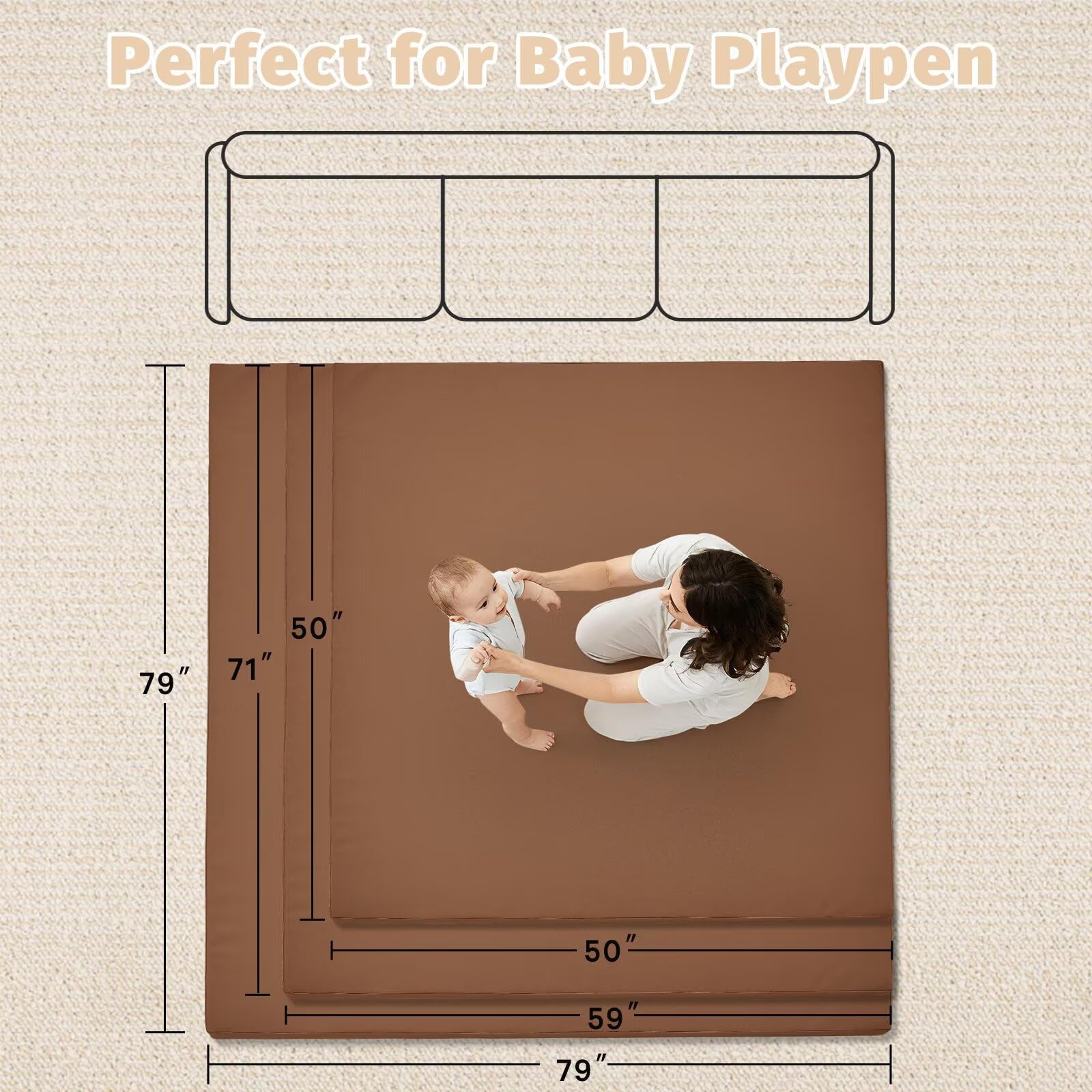 ILPEOD soft velvet flannel side for warm baby comfort.