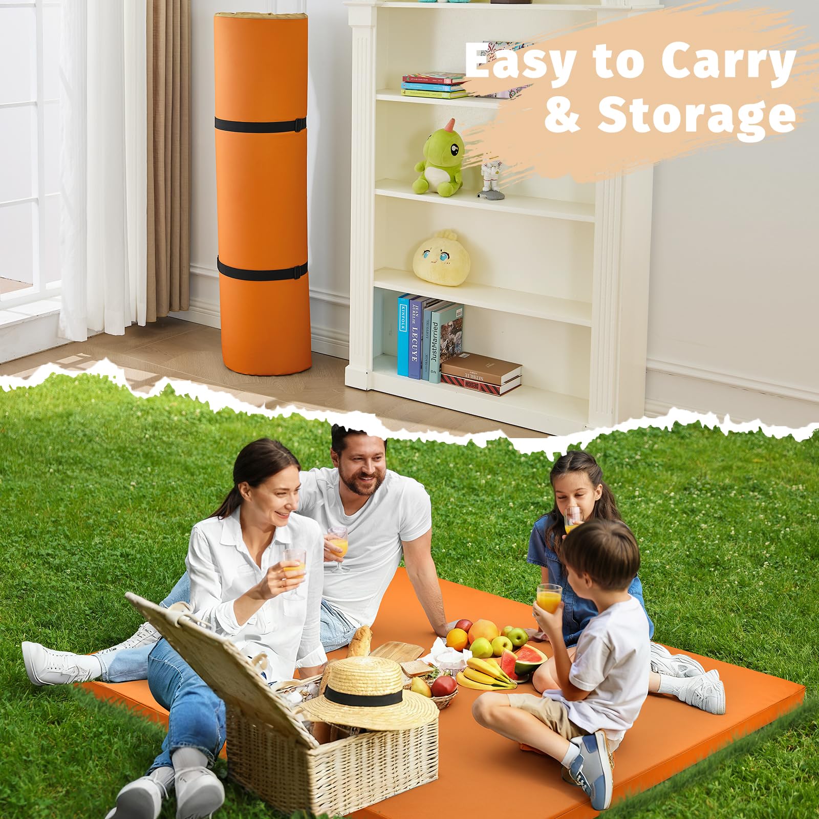 ILPEOD 1.3-inch memory foam cushions little movers