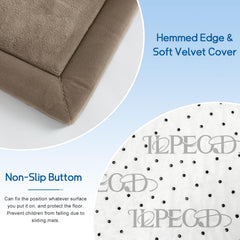 ILPEOD velvet cover provides soft touch and gentle cushioning for tiny explorers.