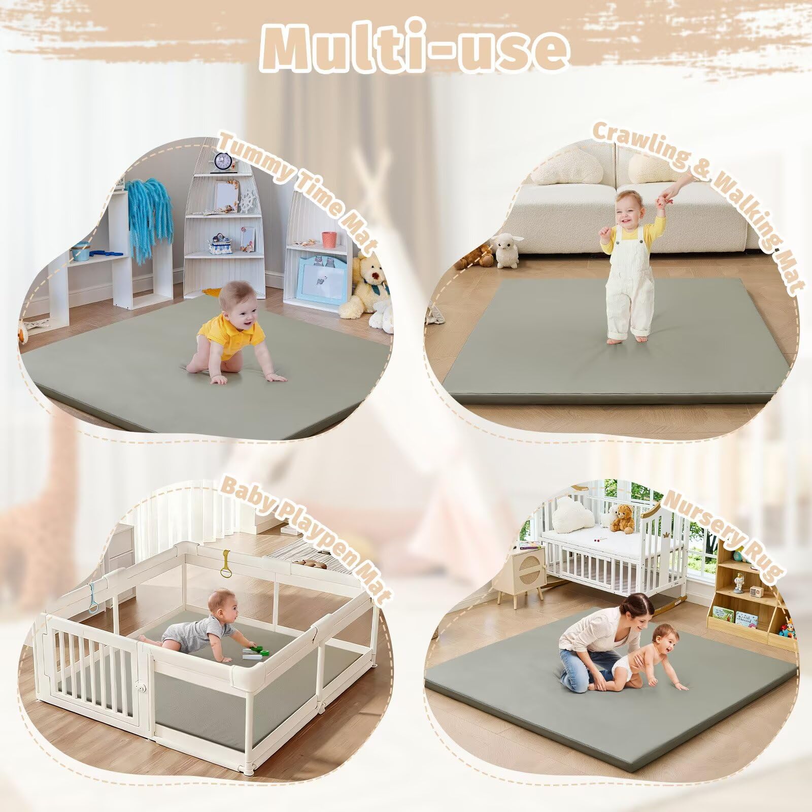 ILPEOD wipe-clean-surface makes spills quick to wipe away after meals and play.