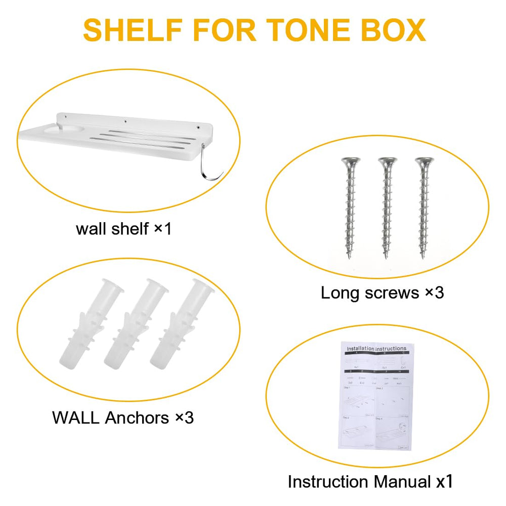 ILSSLI wooden display pack includes screws and anchors for quick installation.