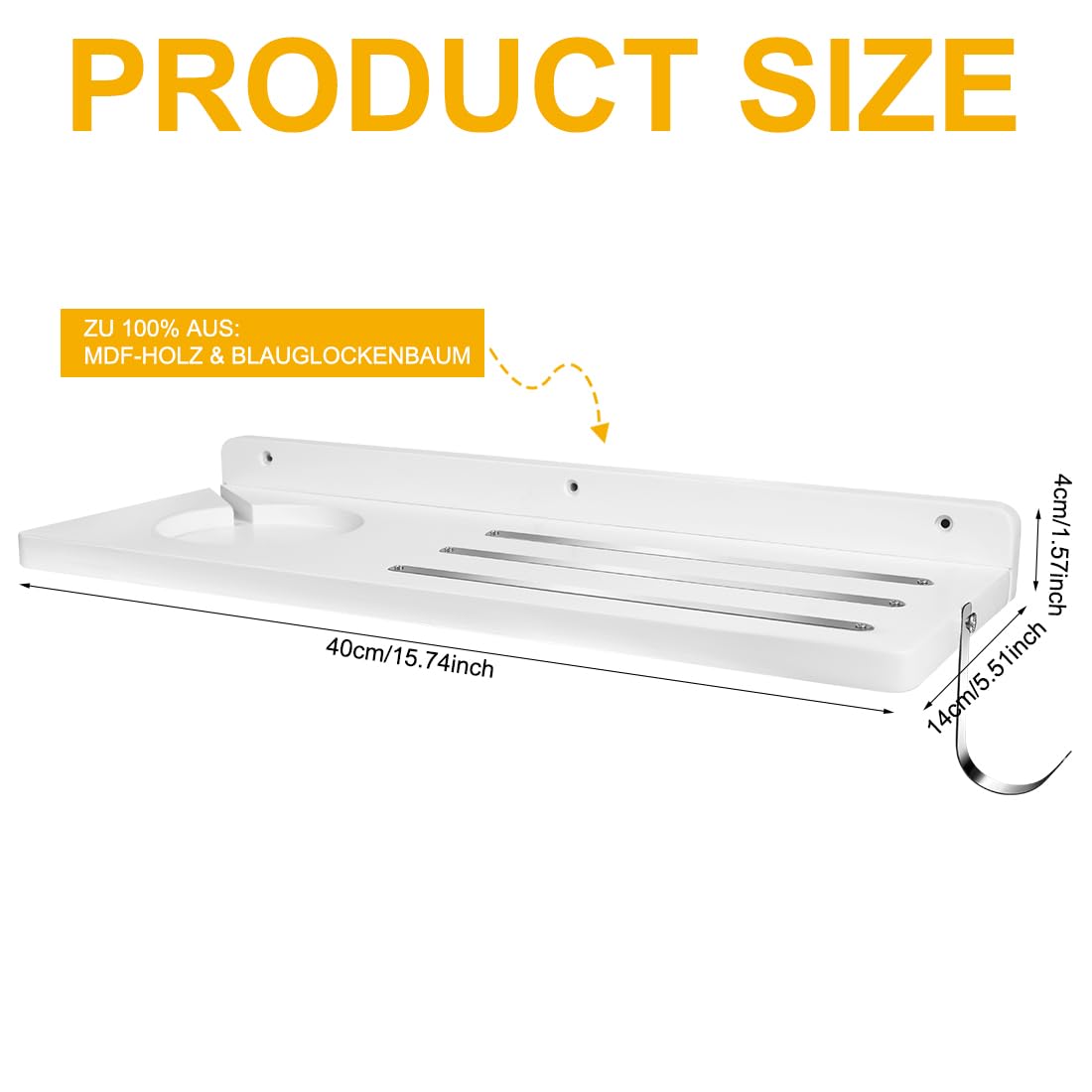 ILSSLI Tonies shelf fits charging stations with cables neatly hidden.