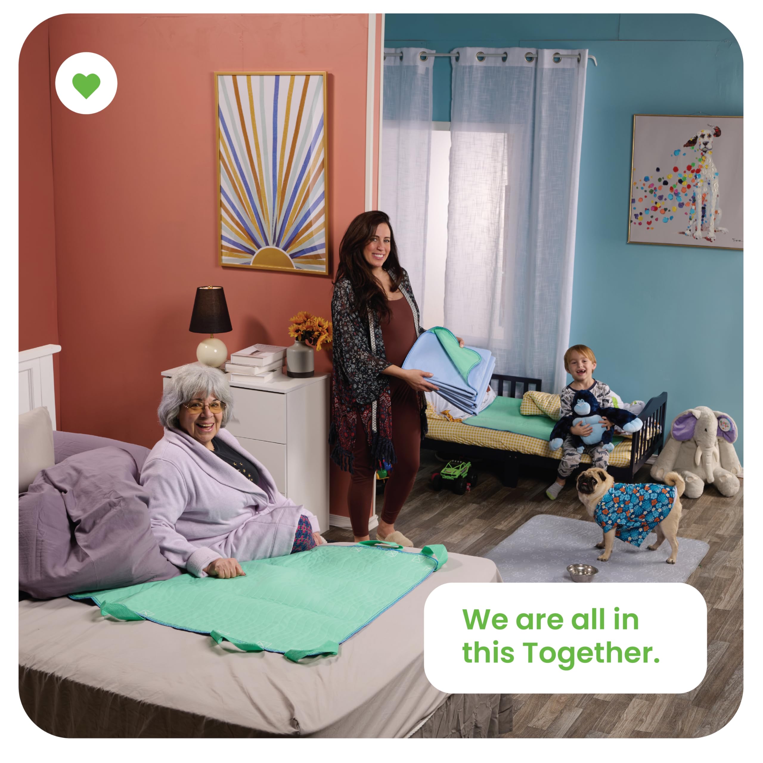 IMPROVIA care and washing concept image illustrating reusable pad benefits
