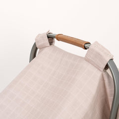 Organic Cotton Mart - 100% Organic Muslin Car Seat Cover for Babies, Lightweight & Breathable 44x30 in Brown