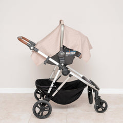 Organic Cotton Mart - 100% Organic Muslin Car Seat Cover for Babies, Lightweight & Breathable 44x30 in Brown