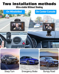 Zacro 150-degree wide view to monitor rear seat