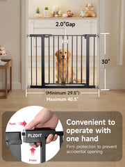 PLZOIT 5.5-inch extension widens fit for wider doorways.
