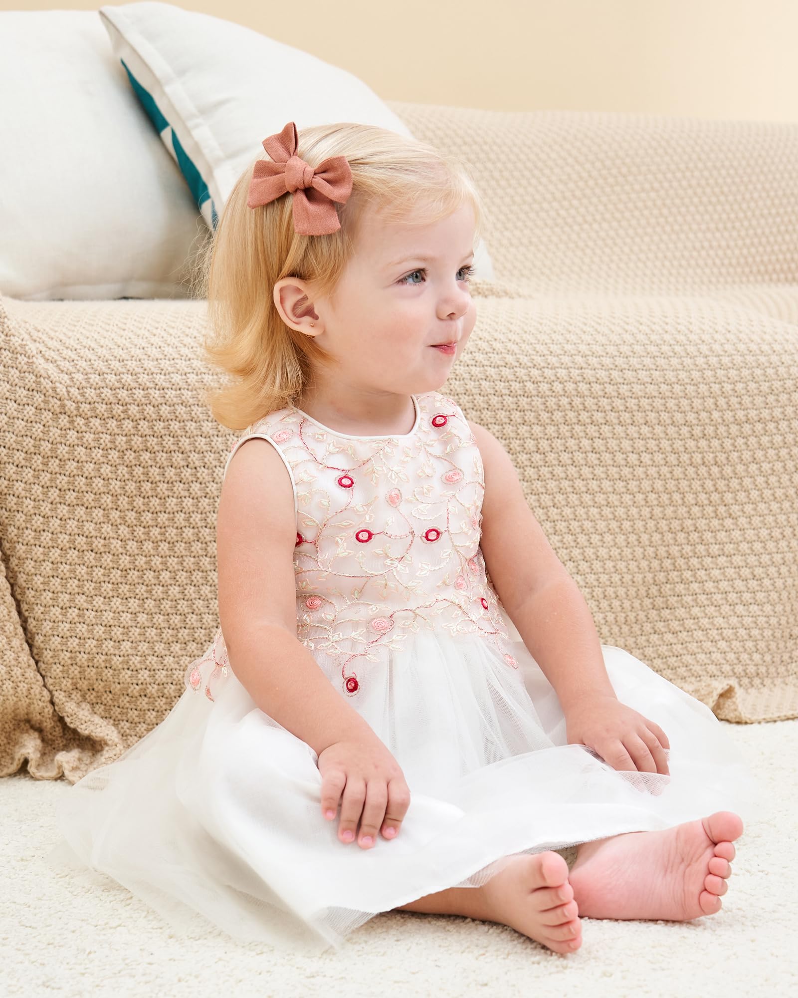 20pcs Baby Girl Hair Bows Clips Fully Lined Barrettes Hair Accessories for Little Girls Toddler Kids Teens