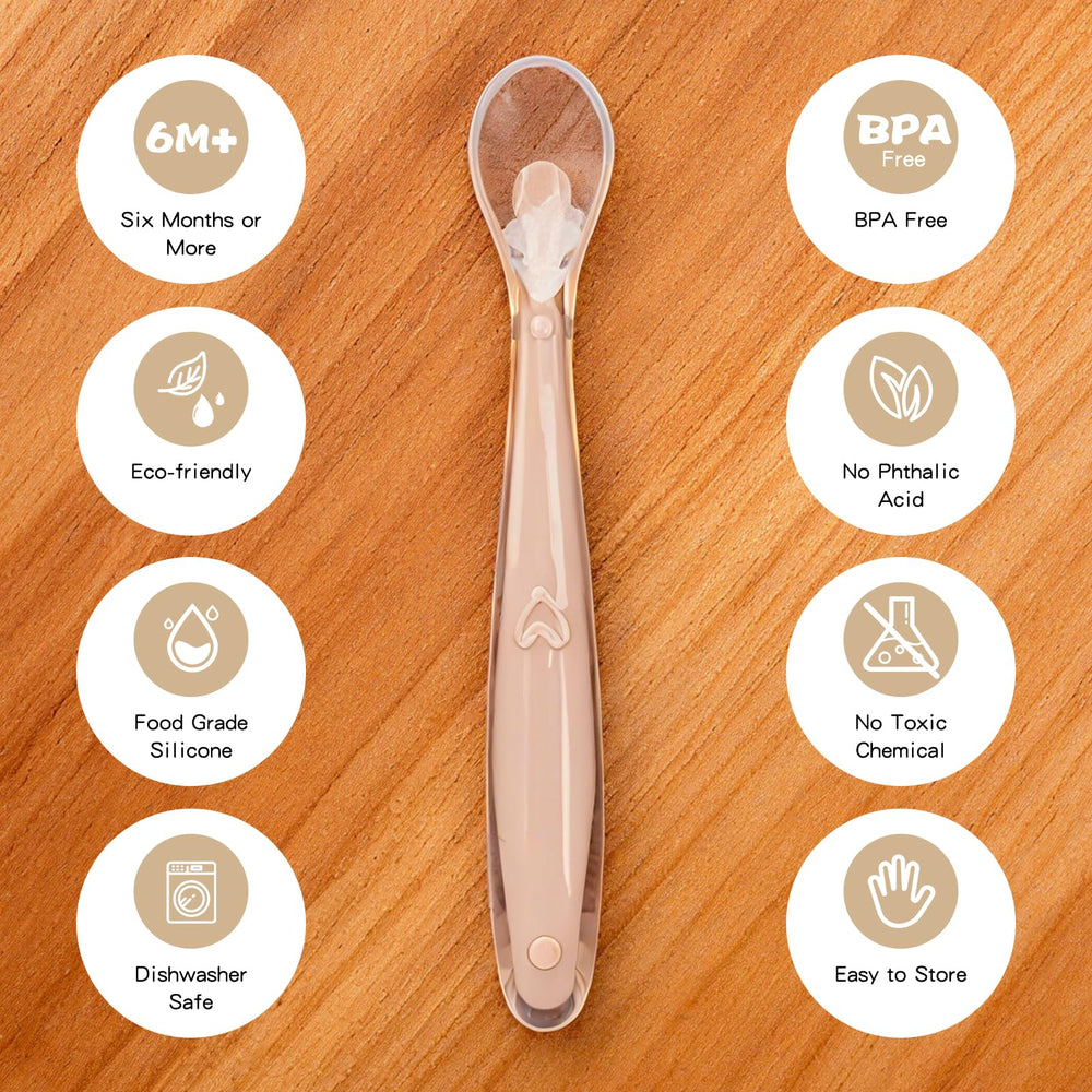 Imagination Junction ergonomic-handle spoon, easy grip from any feeding angle