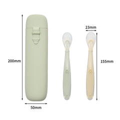 Imagination Junction ergonomic-handle spoon supports easy feeding from any angle