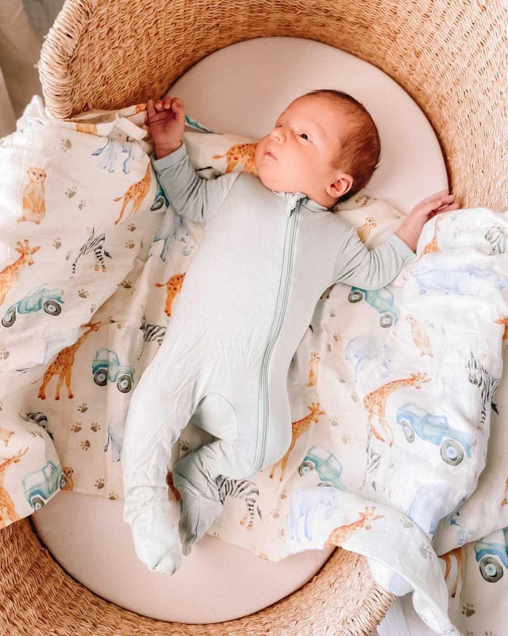 immispace large 47x47 swaddle blanket offering ample coverage