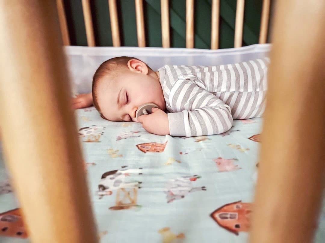 Immispace Los Angeles organic cotton rayon blend crib sheet texture and comfort