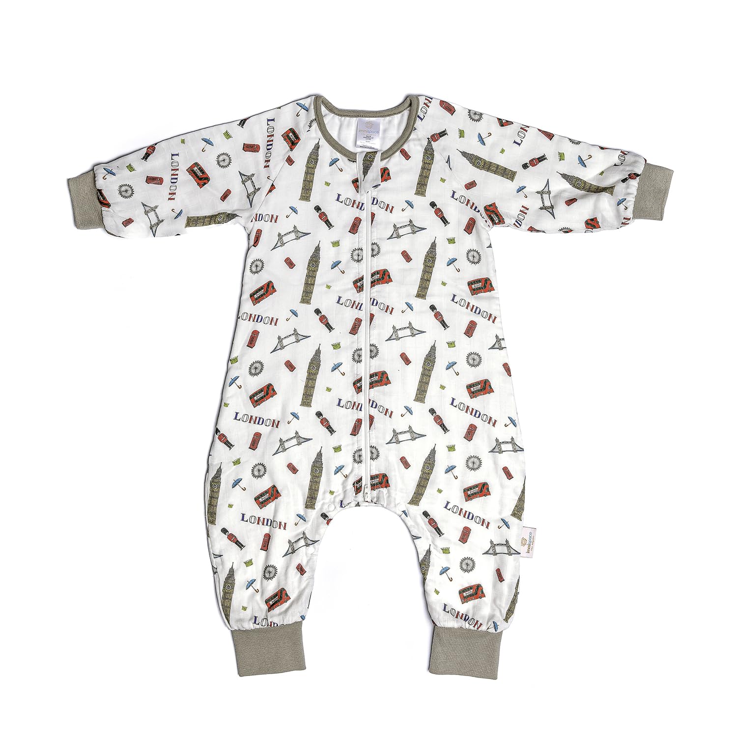immispace ultra-soft sleep sack front view with bamboo rayon warmth and soft texture