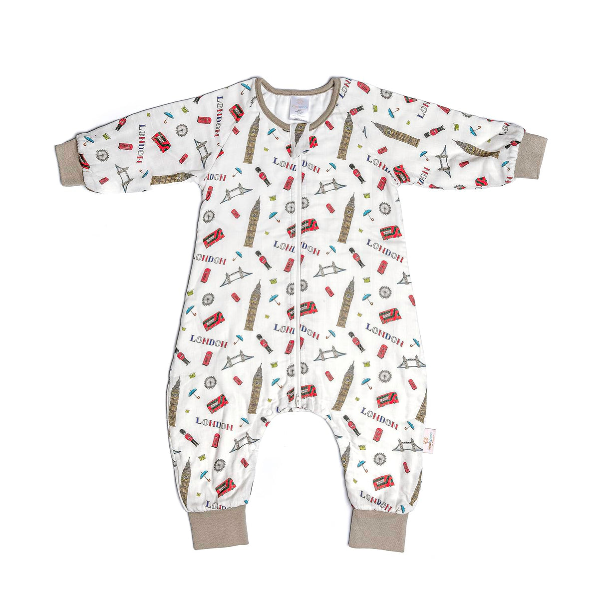 immispace ultra-soft sleep sack front view with bamboo rayon warmth and soft texture