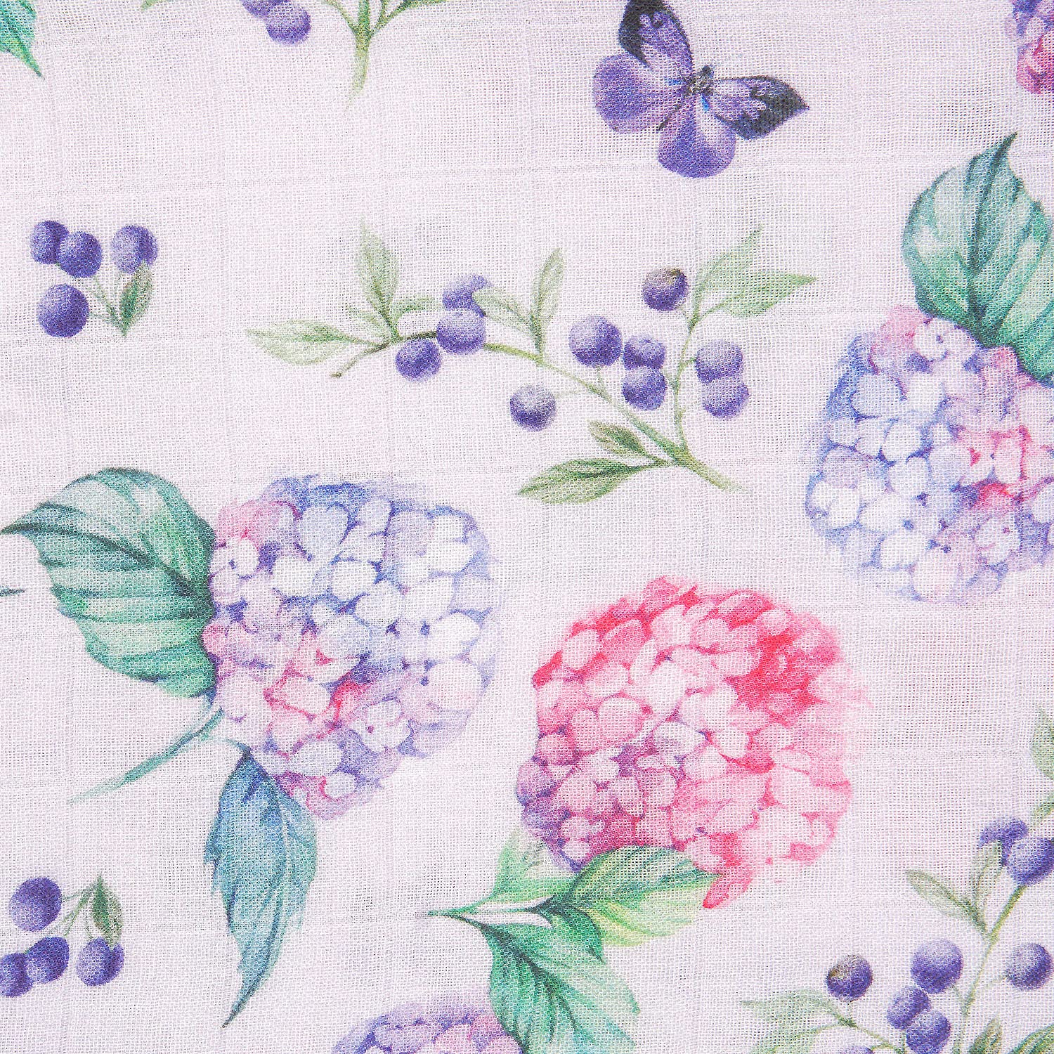 immispace Hydrangea swaddle baby-wrapped demonstrates secure wrap for peaceful naps.