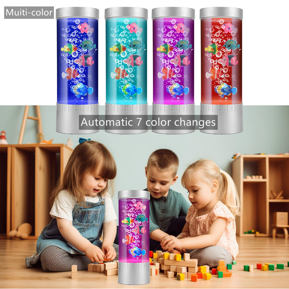 Impcenst Bubble Fish Lamp color-changing mode enhances party decor and atmosphere