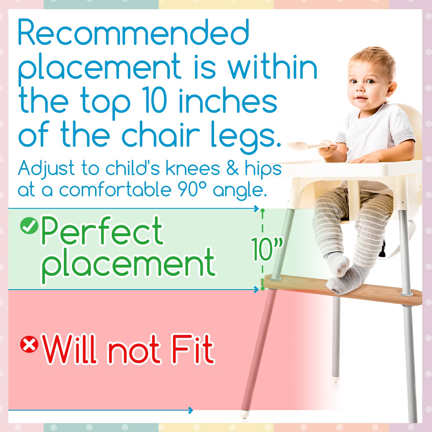 IMPRESA Bamboo Foot Rest timeless design complements modern dining spaces.