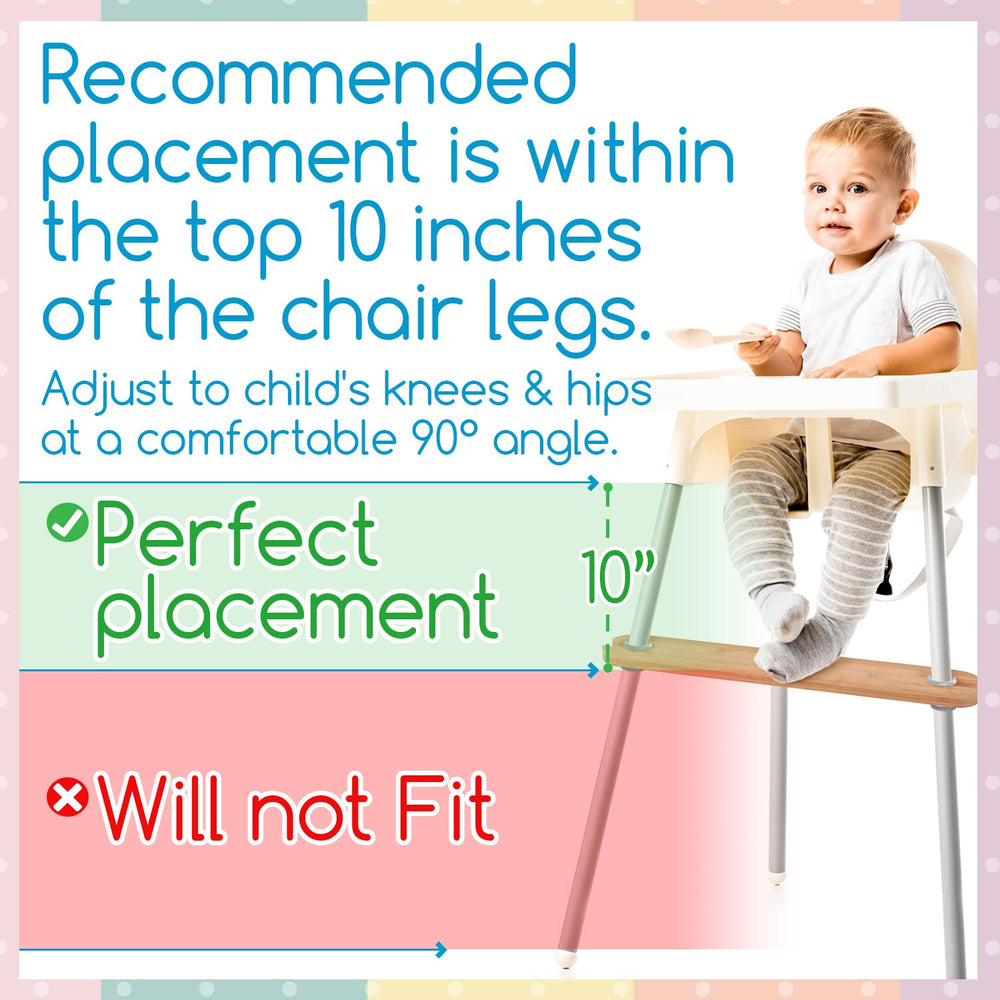 IMPRESA Bamboo Foot Rest timeless design complements modern dining spaces.