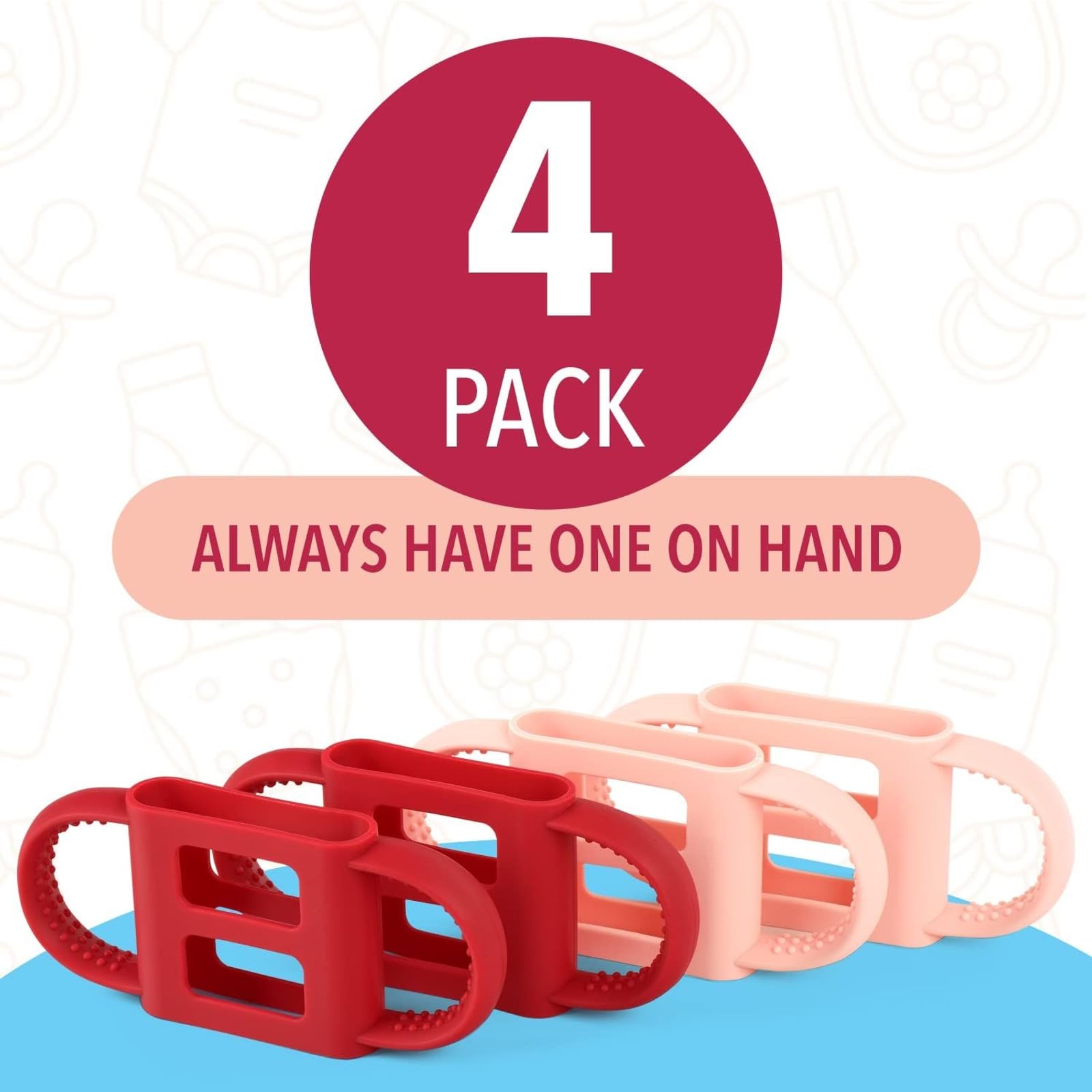 BPA-free silicone construction is safe and easy to clean.