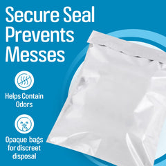 65-micron thick IMPRESA bags resist tearing for reliable containment.