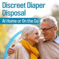 IMPRESA bags with adhesive seals prevent leaks and odors.