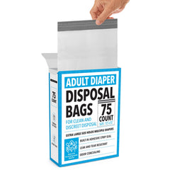 IMPRESA opaque design diaper bags offer discreet disposal and privacy.