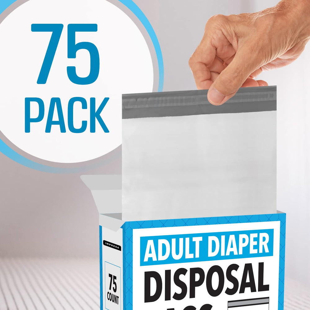 Tear-resistant IMPRESA bags protect contents during disposal.