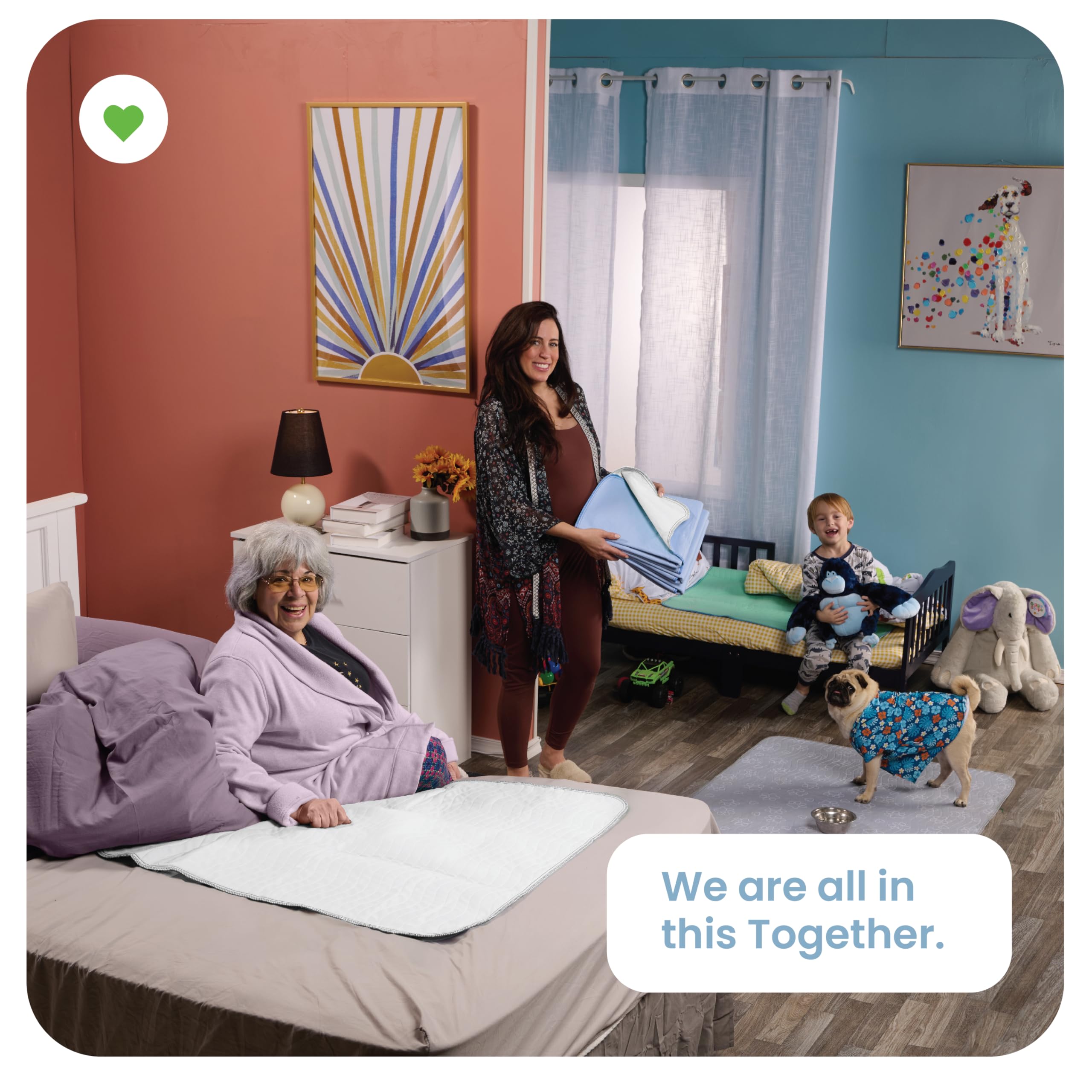 IMPROVIA 18x24 pack of four provides versatile home protection.