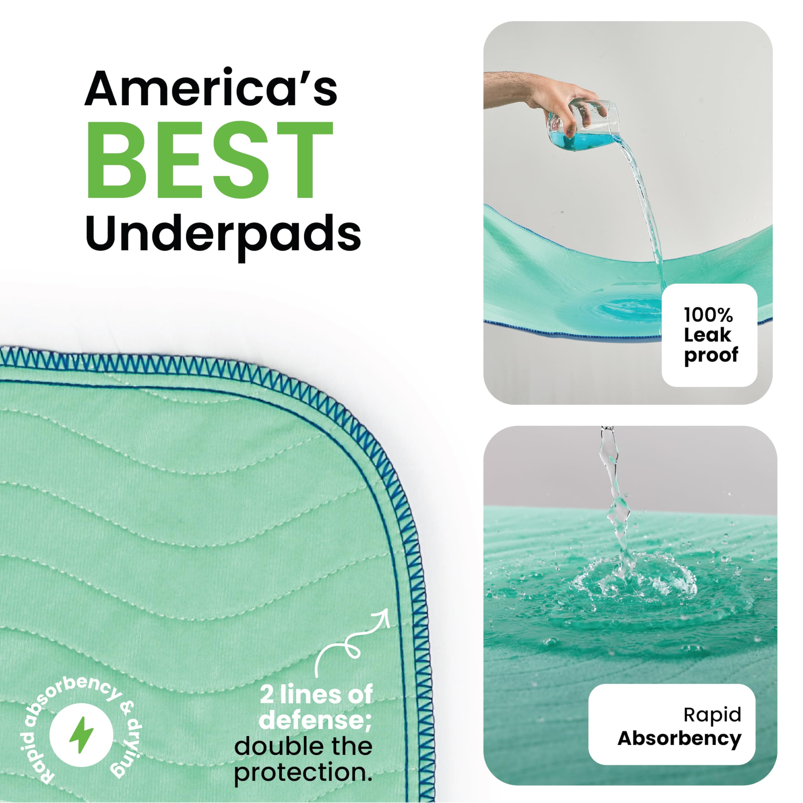 IMPROVIA bed protector dries quickly to minimize downtime.