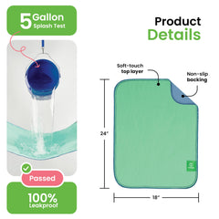IMPROVIA bedpad designed for 500 washes while staying in place.