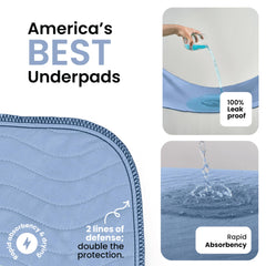 IMPROVIA underpad soft top layer shows comfort for daily use.