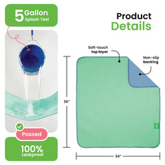 IMPROVIA underpad, 34x36, providing large bed coverage.