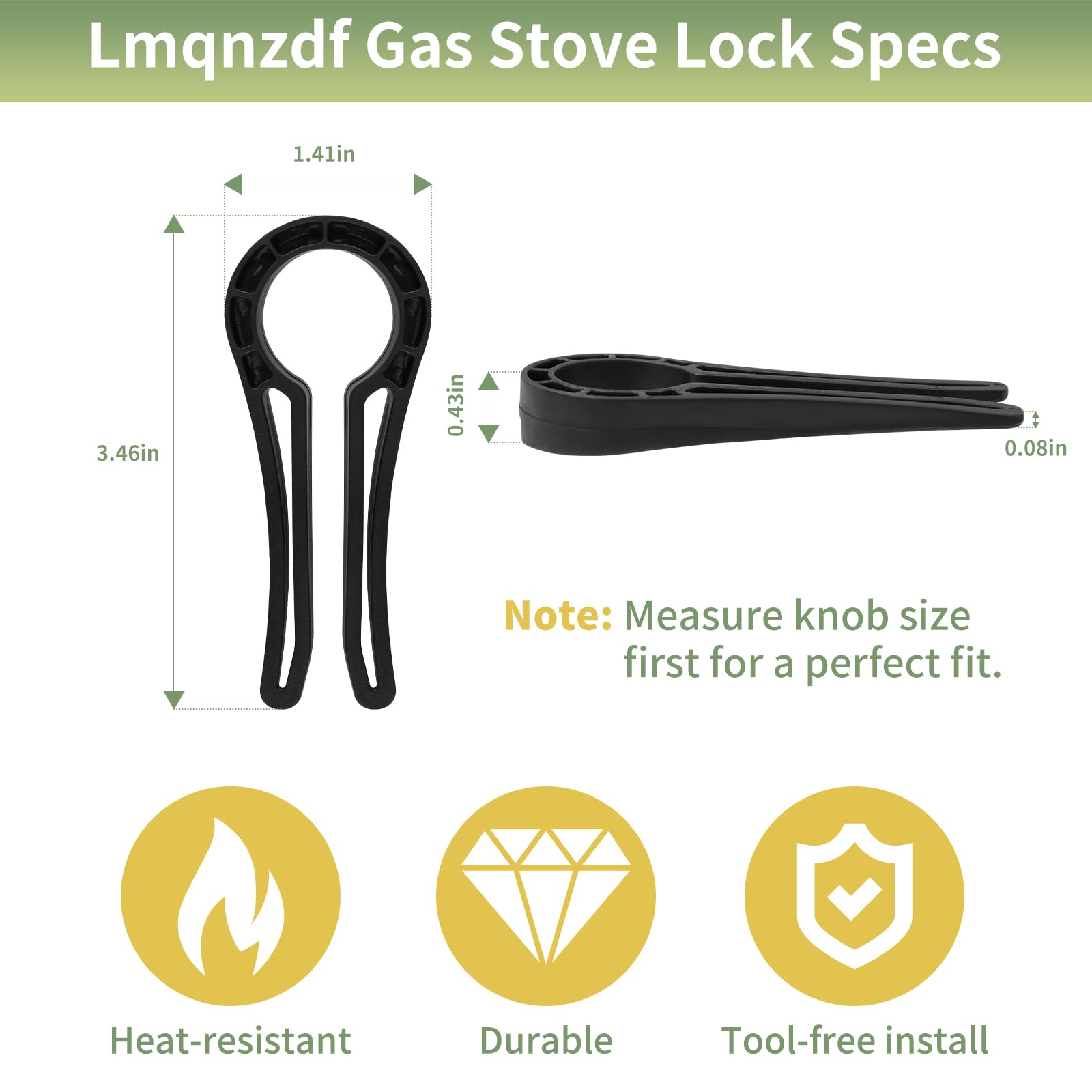 Close-up highlights heat-resistant PC material and durable construction of Imqnzdf locks.
