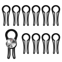 Imqnzdf stove knob locks front view shows adhesive-free safety solution for busy kitchens.